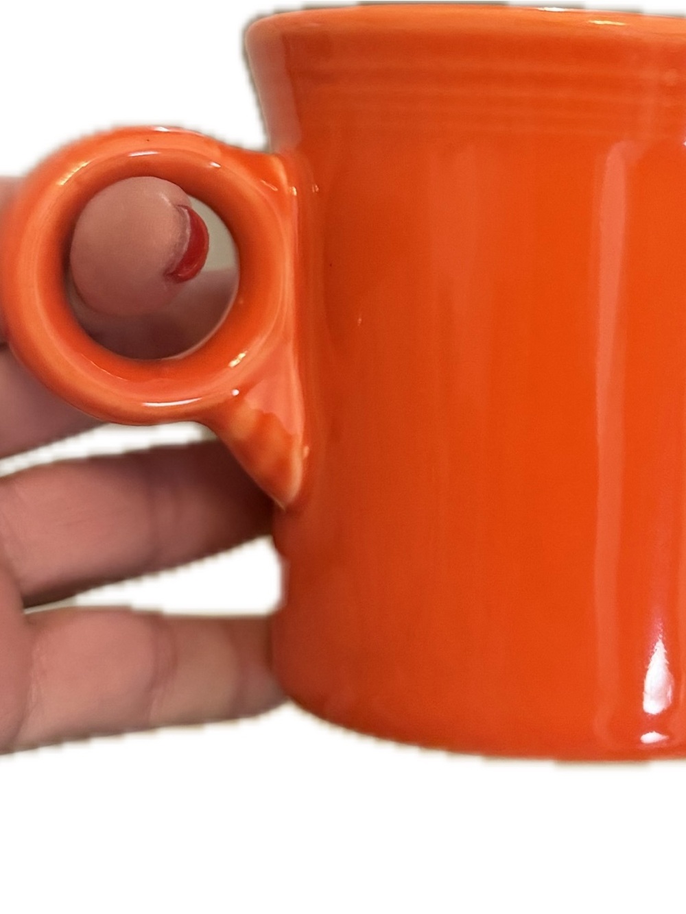 Fiesta Classic Ring Handle Coffee Mug in Poppy - Excellent Condition!